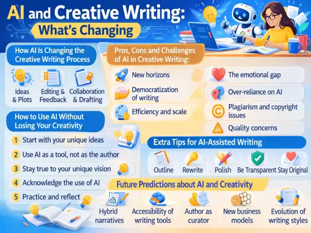 Infographics: AI and Creative Writing